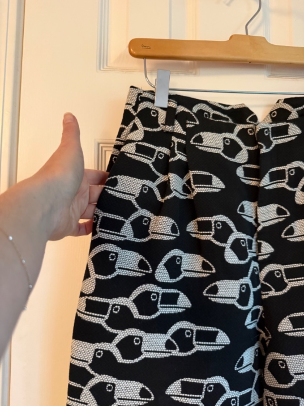 Henrik Vibskov Toucan print High-Waisted Pants - Picture 3 of 7